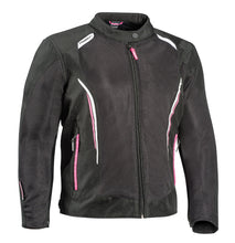 Load image into Gallery viewer, Ixon Ladies Cool Air Jacket - C Size - Black/White/Pink