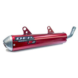 DEP Shorty Red Muffler - GASGAS MC125 HUSQVARNA TC125 19-21 KTM 125SX 19-21