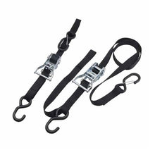 Load image into Gallery viewer, DRC Ratchet Motorcycle Tie Downs - Black - Pair