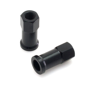 DRC Rim Lock Nuts - Pair - Black