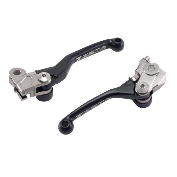 Zeta Pivot Lever Set - Honda CRF450R RX - Black