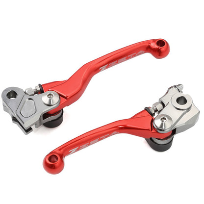 Zeta Pivot Lever Set - Honda CRF - Red