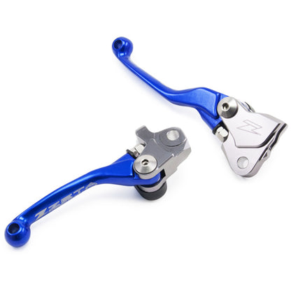 Zeta Pivot Lever Set - Kawasaki Yamaha - Blue