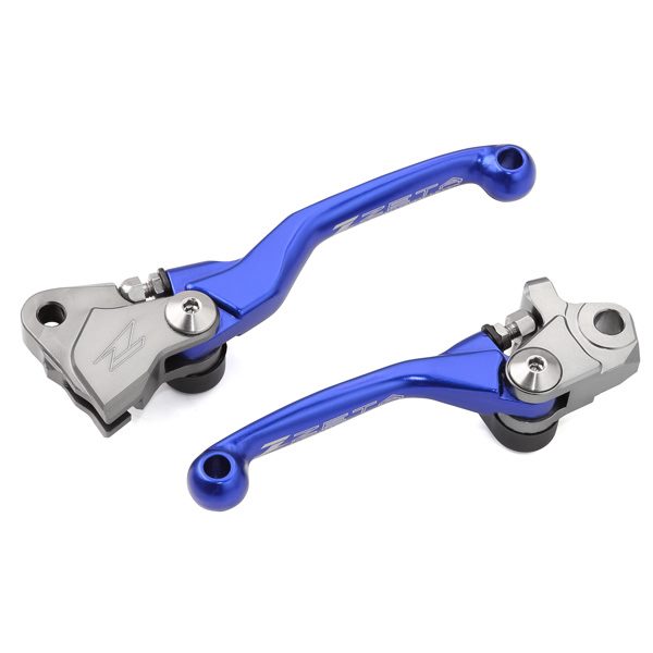 Zeta Pivot Lever Set - Yamaha Kawasaki - Blue