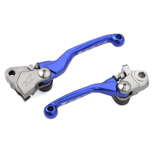 Zeta Pivot Lever Set - Suzuki Kawasaki - Blue