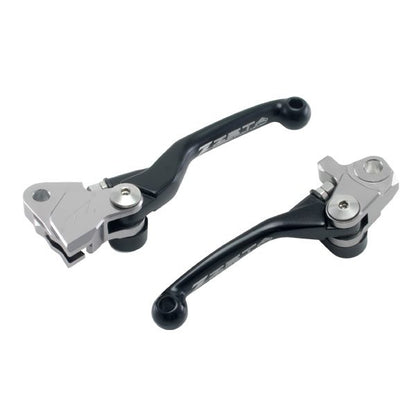 Zeta Pivot Lever Set - Yamaha YZ YZF X FX - Black