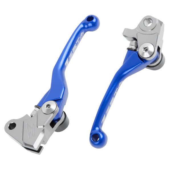 Zeta Pivot Lever Set - Yamaha YZ250FX YZ450FX - Blue