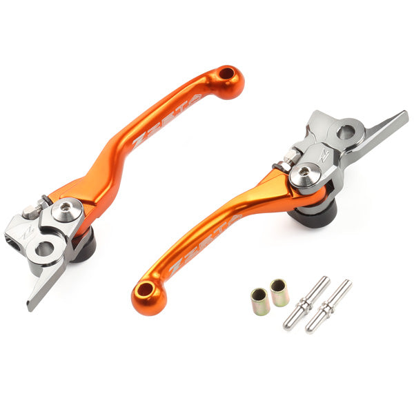 Zeta Pivot Lever Set - Husqvarna KTM 65-85 - Orange