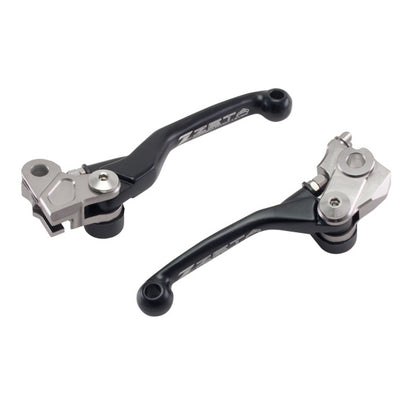 Zeta Pivot Lever Set - Suzuki DRZ DR - Black