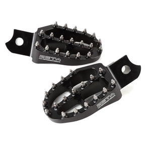 Zeta Alloy Foot Pegs - Yamaha WR YZ YZF - Black