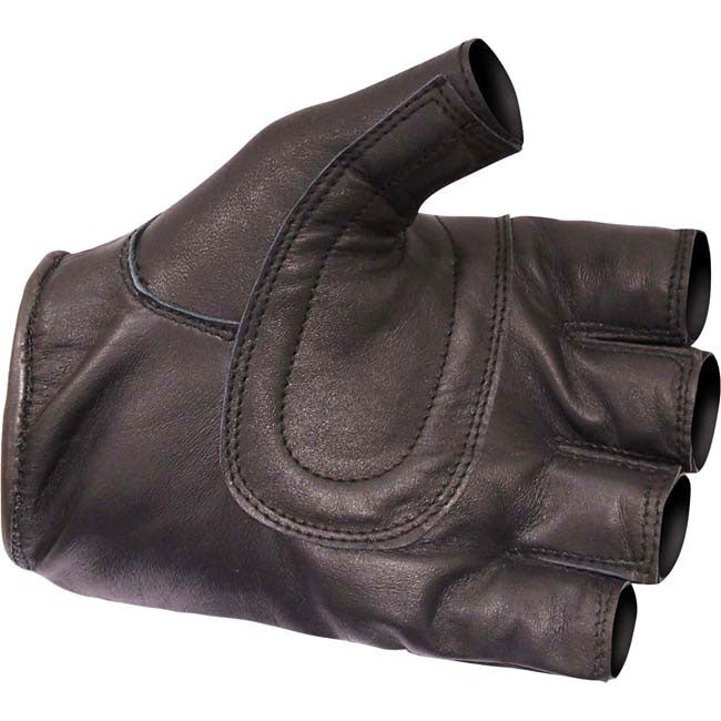 Dririder Small Fingerless Leather Motorcycle Gloves