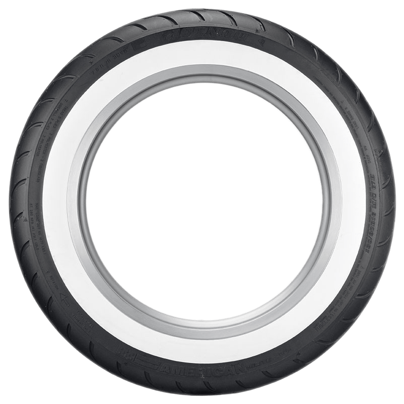 Dunlop 180/65-16 American Elite Rear Tyre - 81H Bias TL - White Wall
