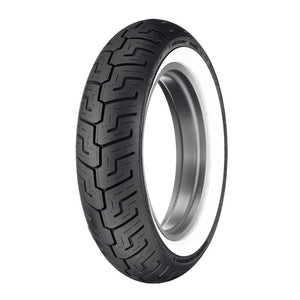 Dunlop 150/80-16 D401 Rear Cruiser Tyre - 71H Bias TL - White Wall