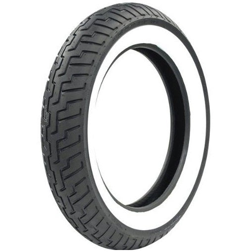 Dunlop 150/80-16 D404 Front Tyre - 71H Bias TL - White Wall