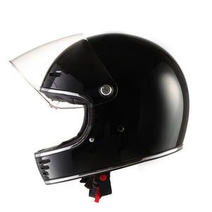 ELDORADO E70 RETRO HELMET - GLOSS BLACK