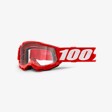 Load image into Gallery viewer, 100% Accuri 2 Youth Goggle - Red - Mirror Red Lens