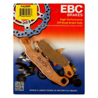 EBC Brake Pads : FA258R Sintered : Kawasaki KX85 KL250 : Suzuki