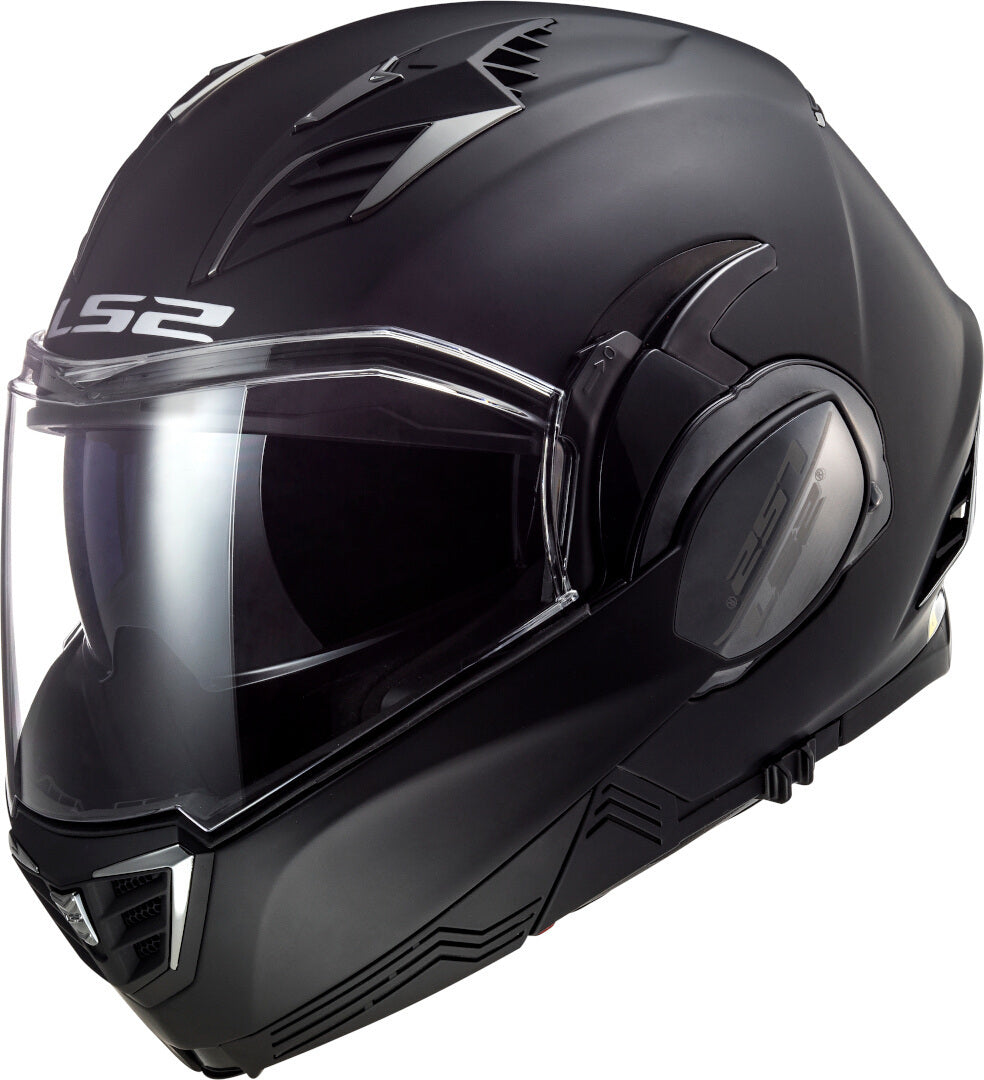 LS2 : Large : Valiant 2 Flip Front Helmet : Matt Black