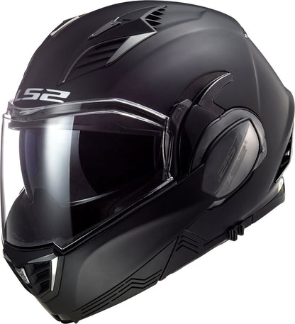 LS2 : Large : Valiant 2 Flip Front Helmet : Matt Black
