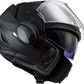 LS2 : Large : Valiant 2 Flip Front Helmet : Matt Black