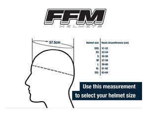 FFM Jetpro2 Low Rider Helmet Matt Black