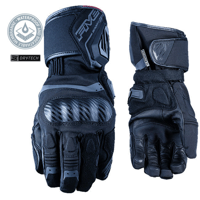 Five : 3X-Large (13) : Sport WP Gloves : Black : Waterproof