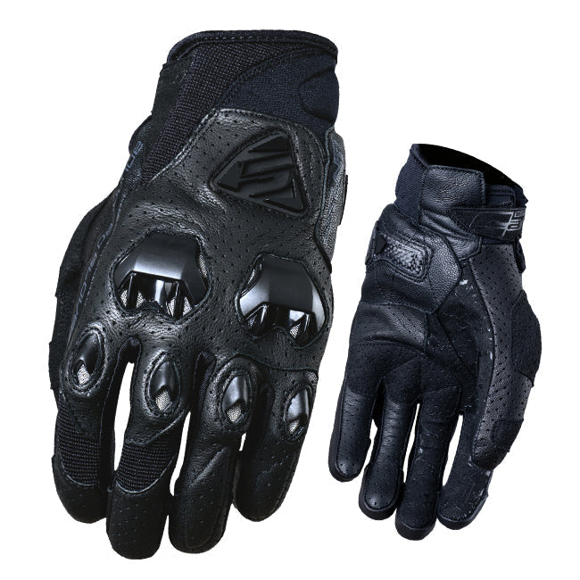 Five : Large (10) : Stunt Evo Vented Gloves : Black