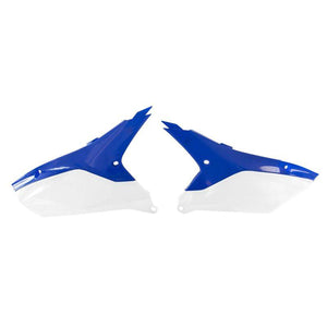 SIDE PANELS RTECH MADE IN ITALY YAMAHA YZ450F 2023 BLUE WHITE