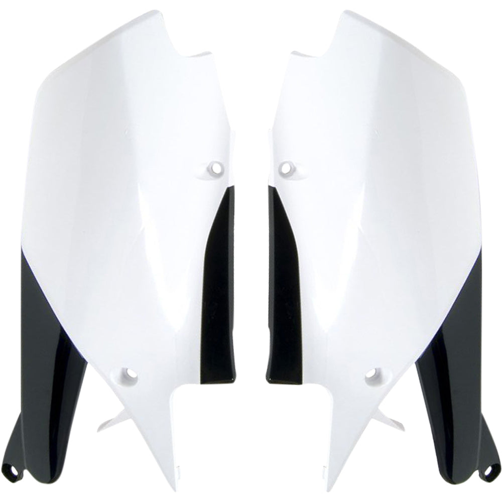 Rtech Side Panels - Yamaha YZ450F YZ250F YZ450FX YZ250FX WHITE BLACK