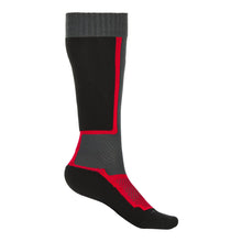 Load image into Gallery viewer, Fly : Adult Small/Medium MX Socks : US5-US9 : Black/Red