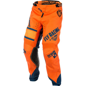 Fly : 20" : Youth Kinetic Era : MX Pants : Orange/Navy : SALE