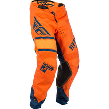 Load image into Gallery viewer, Fly : 20&quot; : Youth Kinetic Era : MX Pants : Orange/Navy : SALE