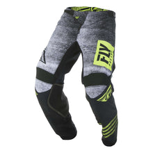 Load image into Gallery viewer, Fly : Youth 18&quot; : Kinetic Noiz MX Pants : Black/Hi-Vis : SALE