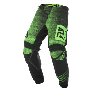 Fly : Youth 18" : Kinetic Noiz MX Pants : Green/Black : SALE