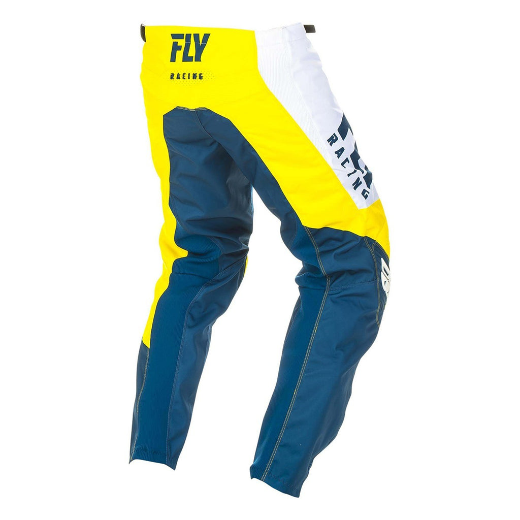 Fly : Adult 32" : F-16 MX Pants : Yellow/White/Navy : SALE