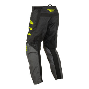 Fly : Youth 18" : F-16 MX Pants : Hi-Vis/Black : 2022