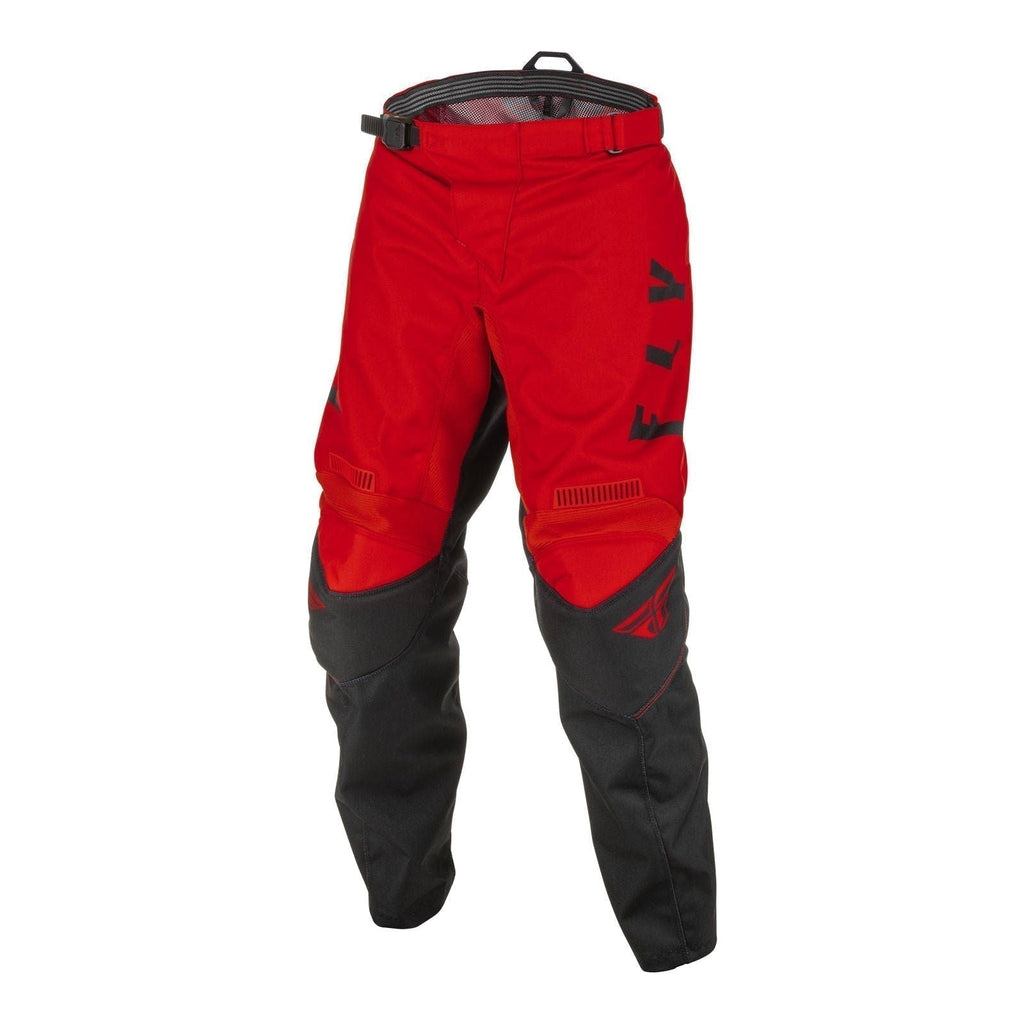 Fly : Youth 18" : F16 MX Pants : Red/Black : 2022