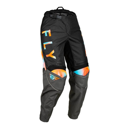 Fly : 0/2 (28") : Ladies F16 MX Pants : Grey/Pink/Blue : 2023