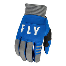 Load image into Gallery viewer, Fly : Youth X-Small (3) : F16 MX Gloves : Blue/Grey : 2023