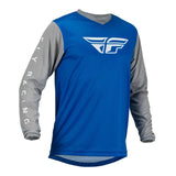 Fly : Adult Large : F16 MX Jersey : Blue/Grey : 2023