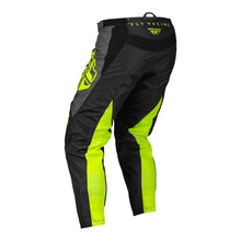 Load image into Gallery viewer, Fly : Adult 30&quot; : F16 MX Pants : Black/Grey/Yellow : 2023