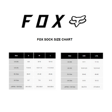 Load image into Gallery viewer, FOX 360 VIZEN SOCKS [BLACK]
