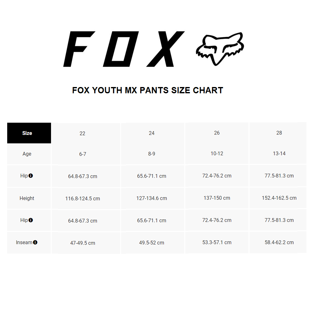 FOX YOUTH 180 BNKR PANTS [BLACK CAMO]
