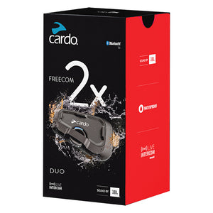 Cardo Freecom 2X - Dual Pack - Bluetooth Intercom System