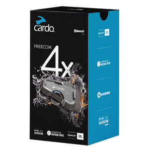 Cardo Freecom 4X - Single Pack - Bluetooth Intercom System