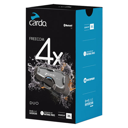 Cardo Freecom 4X - Dual Pack - Bluetooth Intercom System