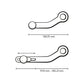 *SW MOTECH GEAR LEVER CNC MILLED ALUMINIUM STOCK 2 PIECE LEVER OPEN ADJUSTABILITY BMW S1000XR 15-20