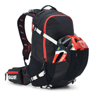 USWE Flow 25L MTB Protector Pack - Black Red