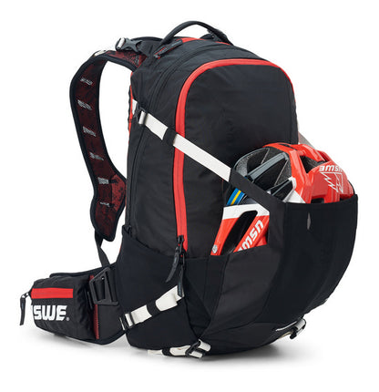 USWE Flow 25L MTB Protector Pack - Black Red