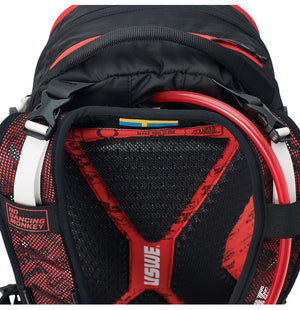 USWE Flow 25L MTB Protector Pack - Black Red